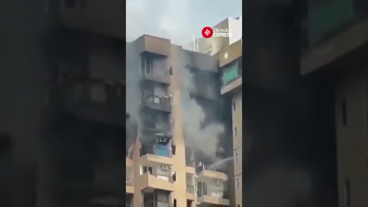 Fire Breaks Out at Residential Flat in Noida; Firefighting Operation Underway