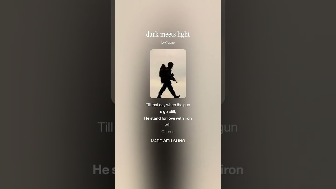 dark meets light