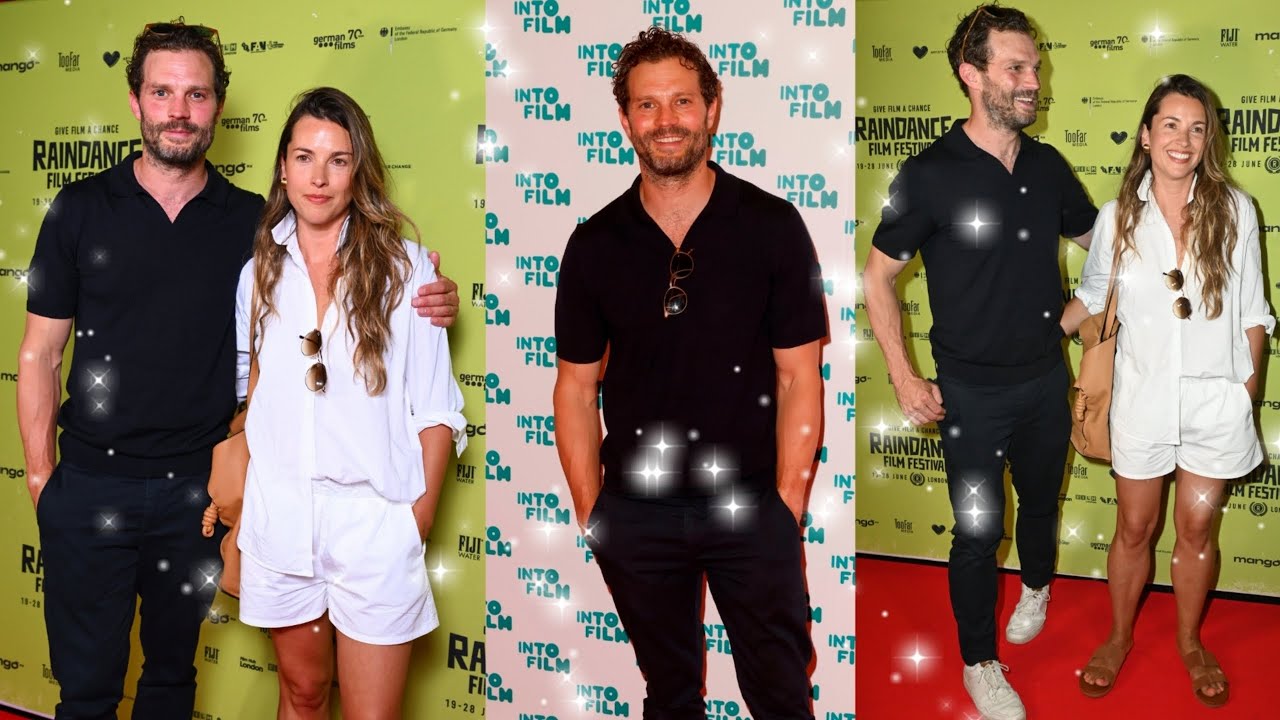😍NEW! JAMIE DORNAN AND AMELIA WARNER AT THE PREMIERE OF 