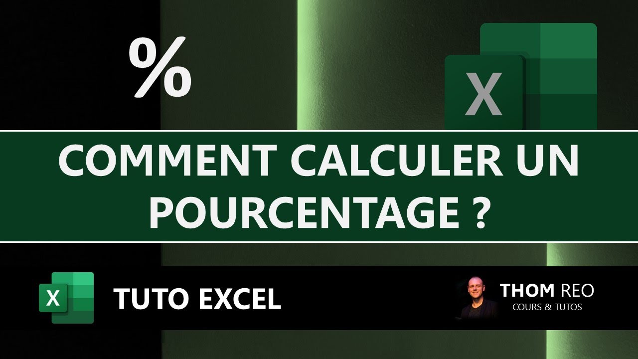Les POURCENTAGES avec EXCEL - Convertir et Calculer (Tutoriel simple)