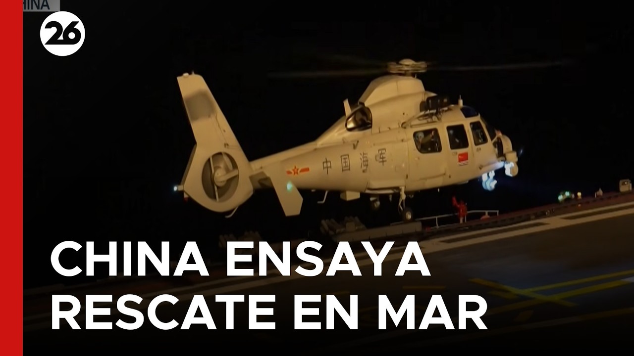 🇨🇳 MANIOBRAS NOCTURNAS | Garantizar el rescate rápido y seguro de pilotos en tormentas invernales