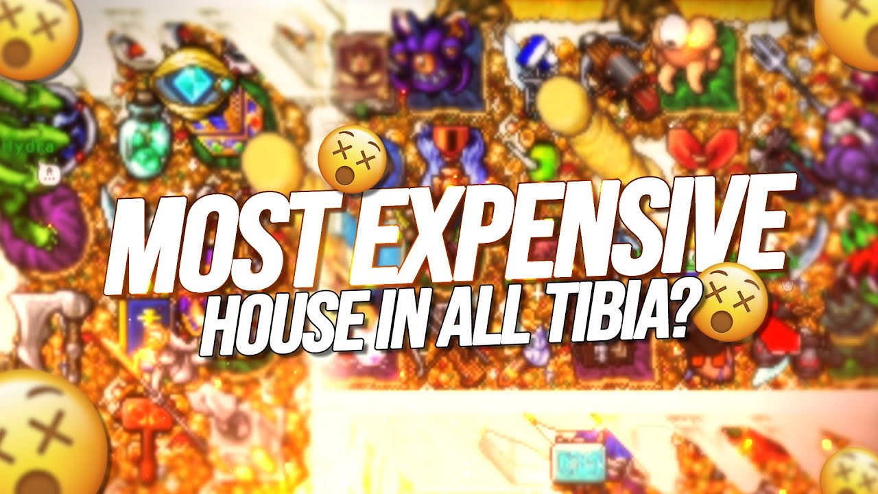 THE MOST EXPENSIVE HOUSE IN ALL TIBIA?! LOOTING AND LOSING RARE DROP BOSS ITEM! #TibiaFerumbrinha🧙