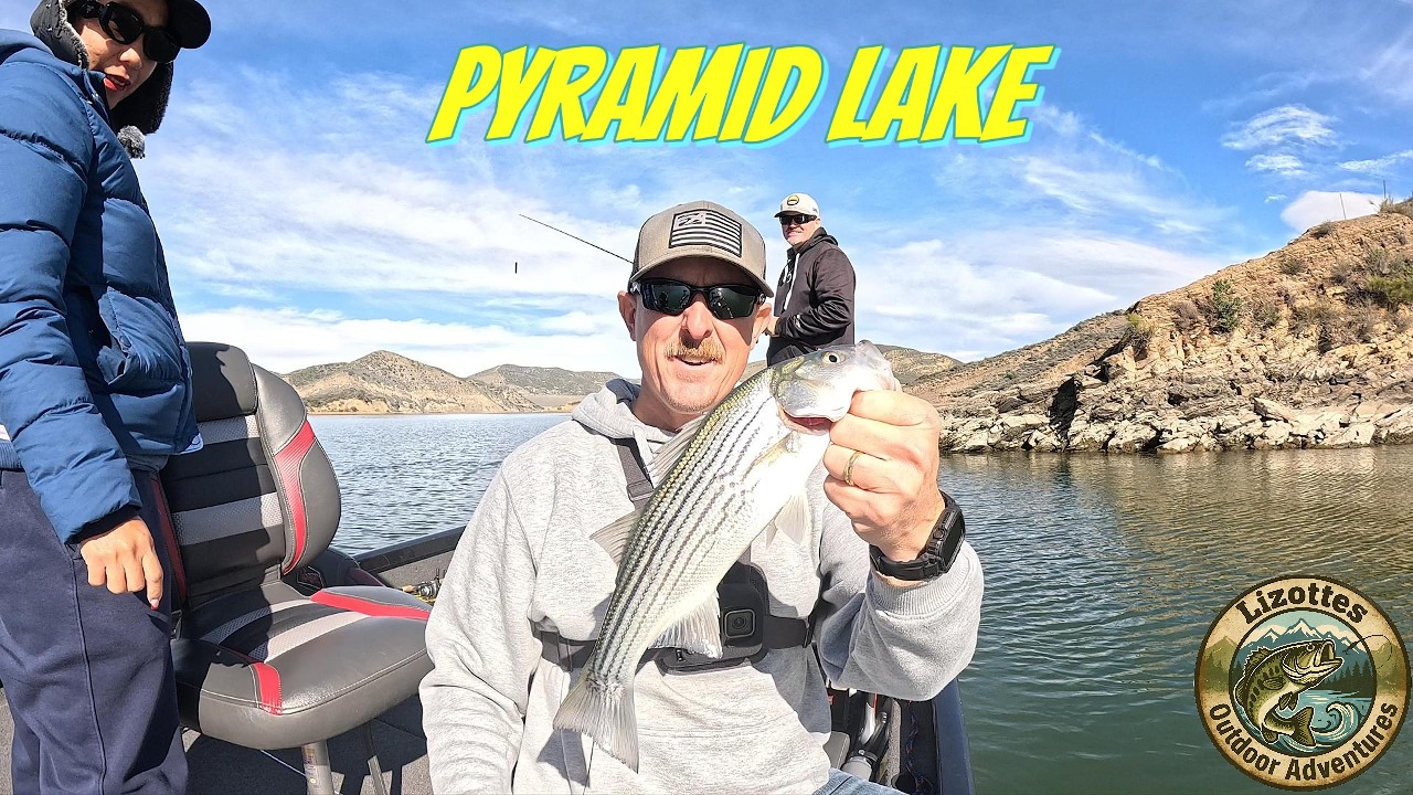 Cold Day fishing at Pyramid Lake! Ned Rig Gets It Done.