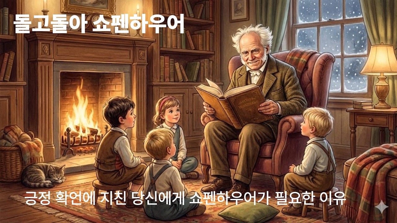 돌고 돌아 결국 쇼펜하우어: 긍정 확언에 지친 당신에게 건네는 차가운 위로