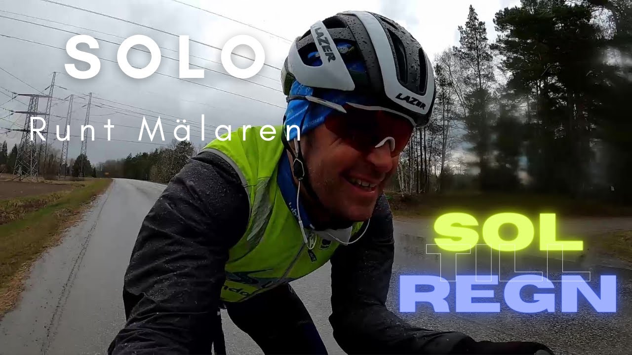 Jag cyklar ett varv runt Mälaren. Alldeles ensam.