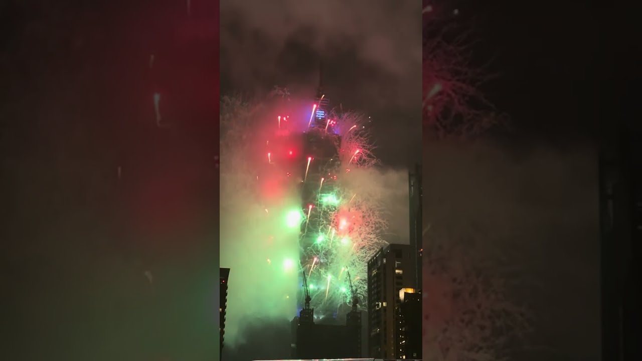 Happy new year 2026 Taipei 101 