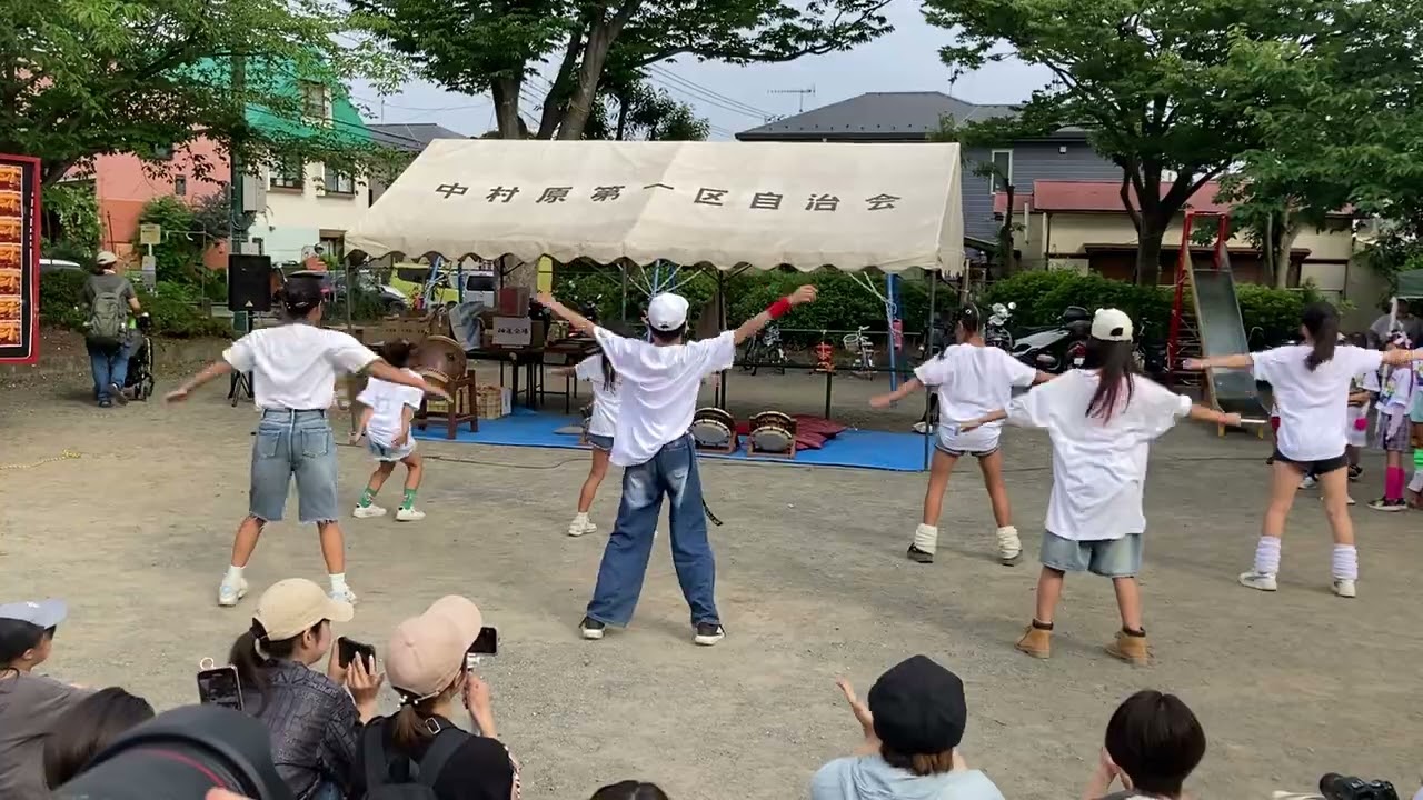 2025年7月12日-中村原納涼祭 イベント-ジャギー高学年、P-nuts-曲/SKY