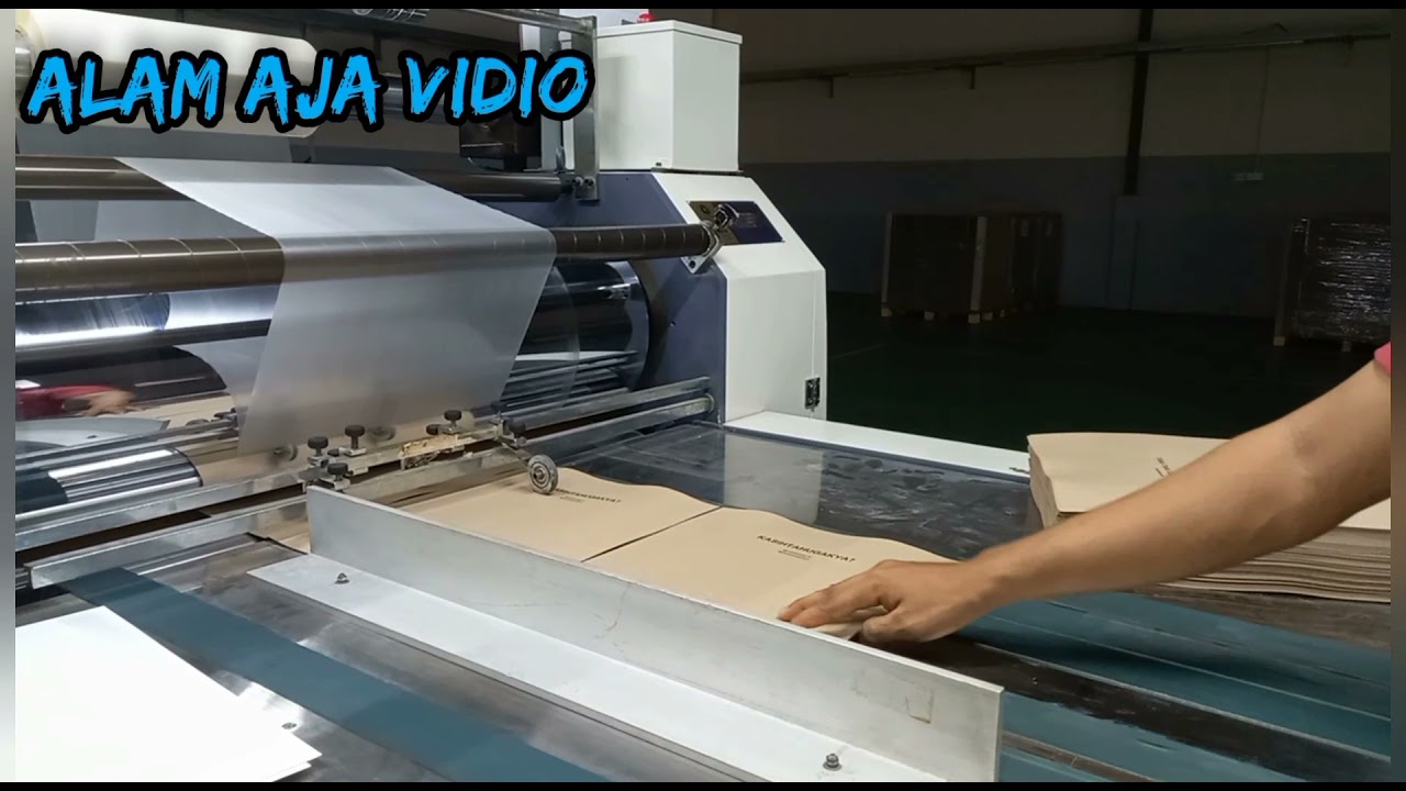Cara Kerja Mesin Laminating Agar Kertas Terlihat Mengkilat/