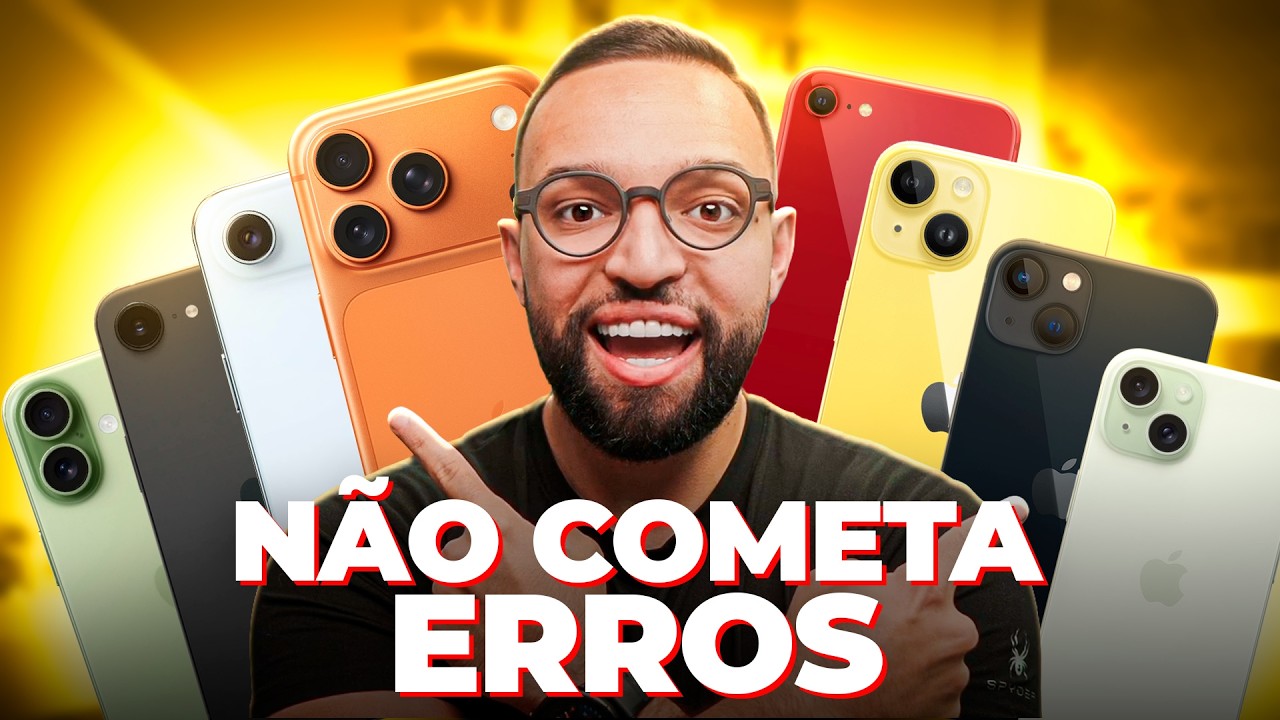 DESCUBRA qual o MELHOR iPHONE para comprar em 2025/2026!
