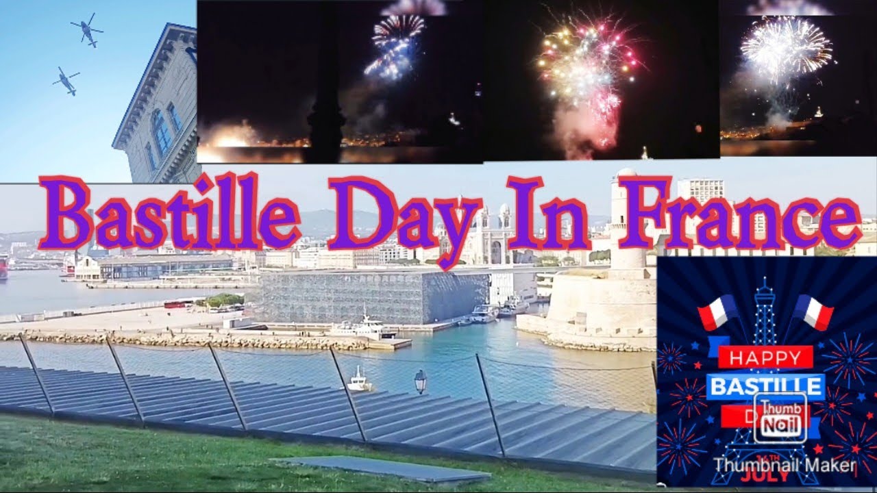 Bastille Day Fireworks in Marseille 2025 | Stunning Night Over the Old Port🗼🎆🎇 France Bangla Life 🇨🇵