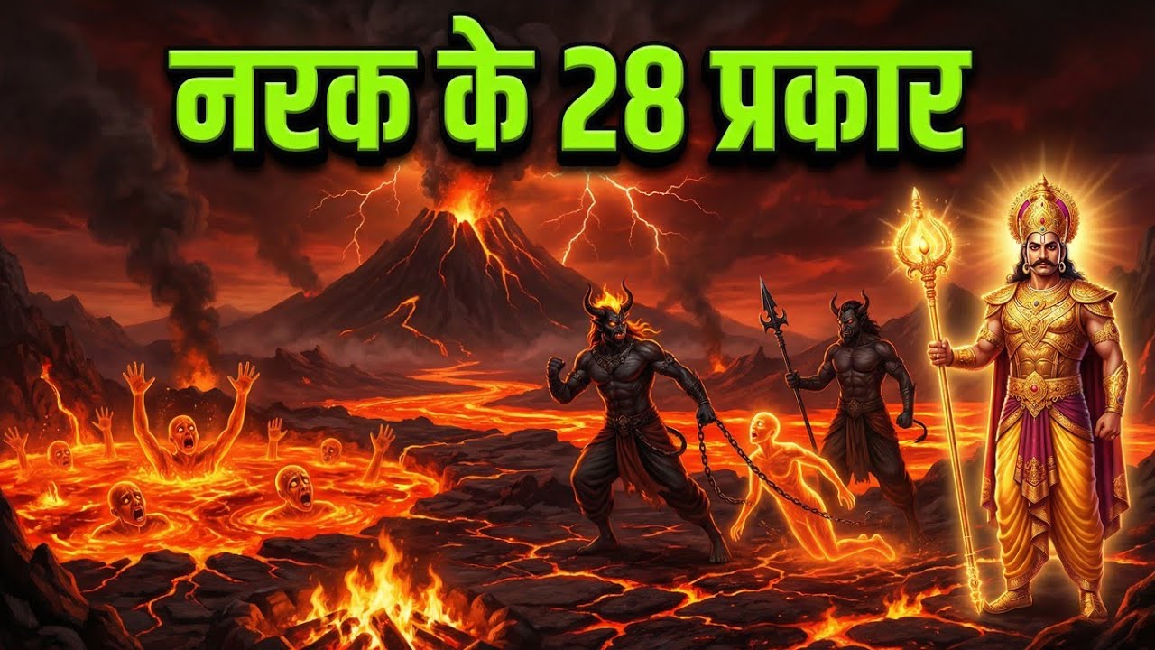 नरक के 28 भयानक प्रकार 😱 | मरने के बाद आत्मा के साथ क्या होता है? / Garud Puran 