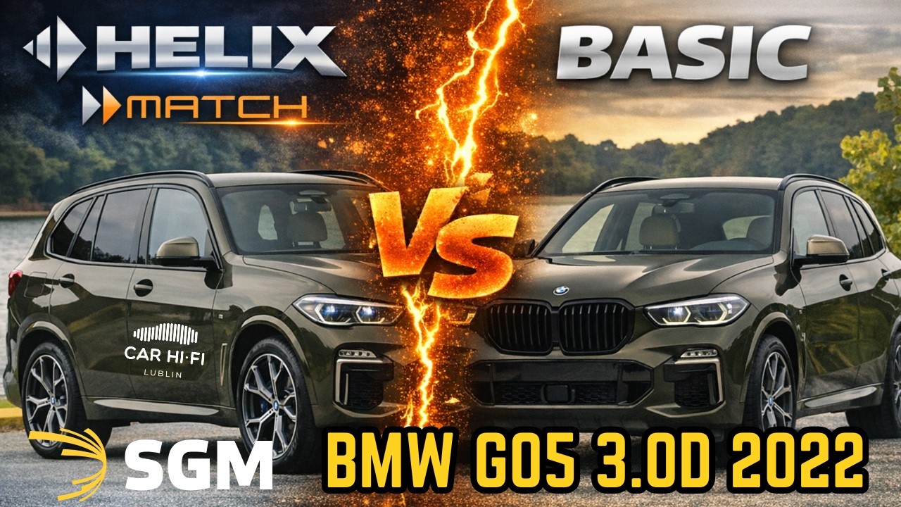 BMW X5 G05 &ndash; Upgrade Audio HELIX | Zamiana BASIC na Premium Sound