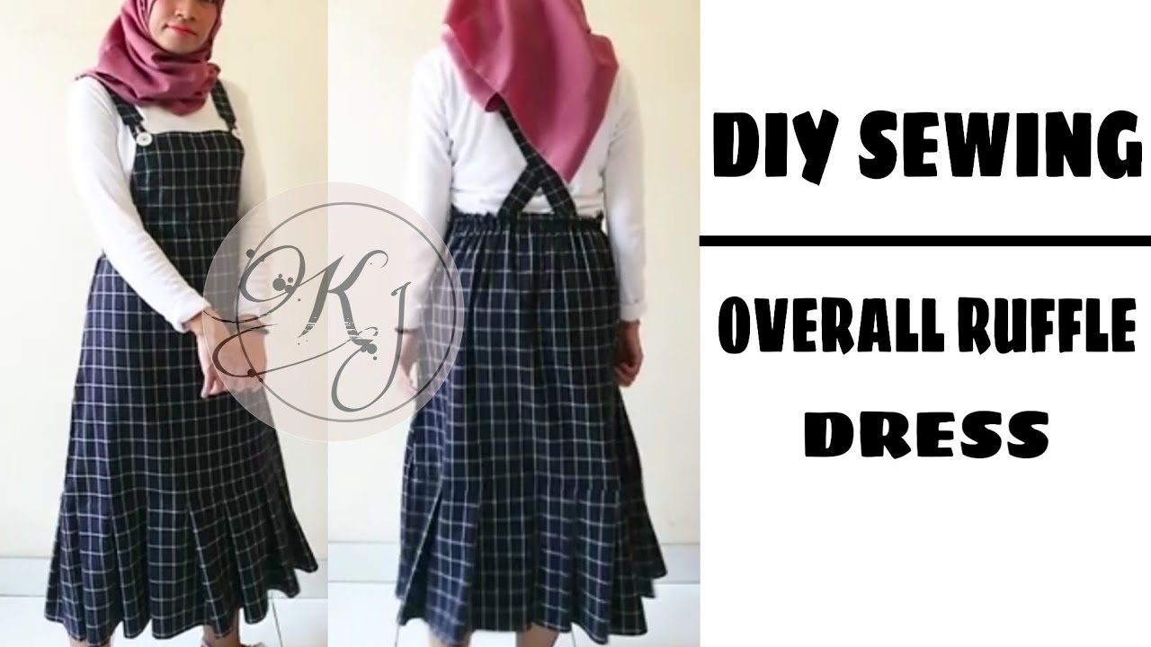 CARA MENJAHIT ROK KODOK | OVERALL DRESS | MIFTHA KAJE