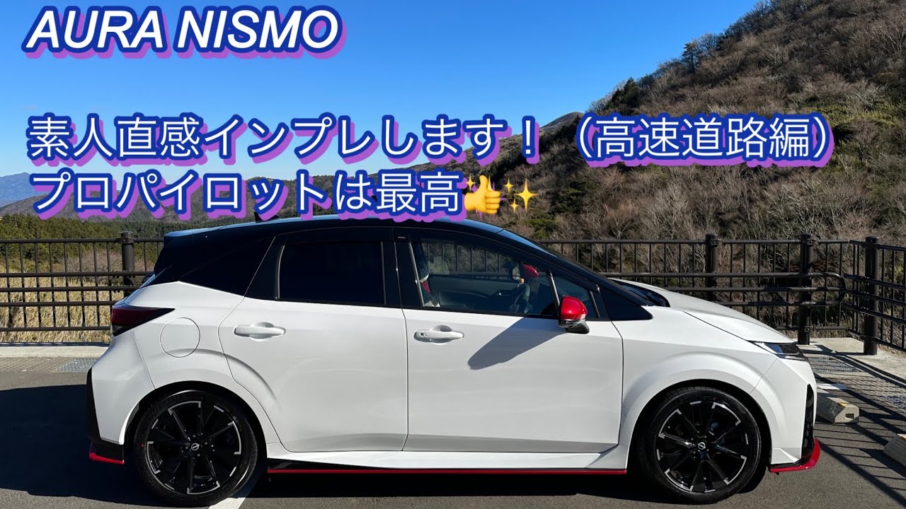 【AURA NISMO】素人直感インプレします！（高速道路編）