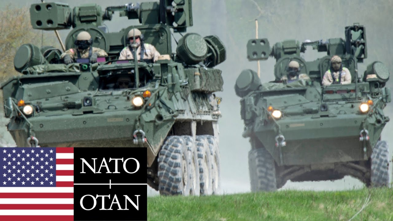 Армия США, НАТО. Обучение водителей M-SHORAD и боевая стрельба в Германии.