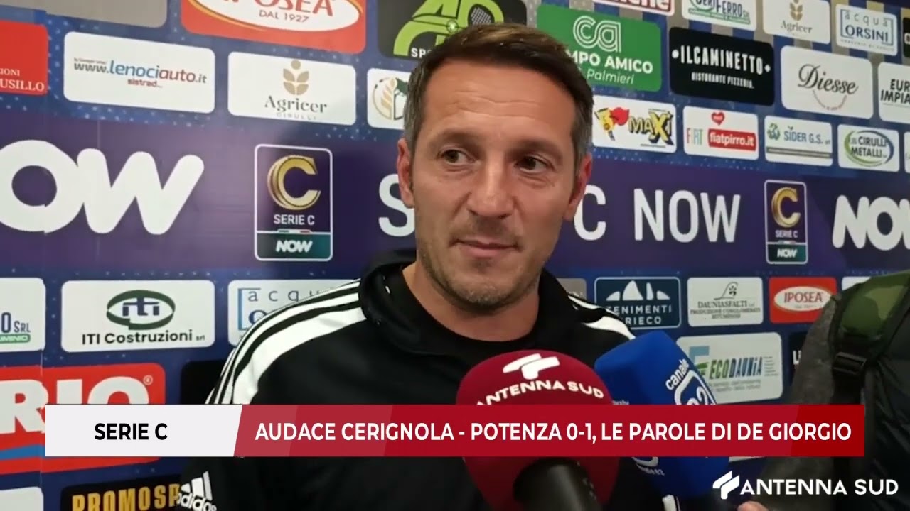 22 settembre 2024 SERIE C, AUDACE CERIGNOLA -  POTENZA 0 - 1 PARLA DE GIORGIO