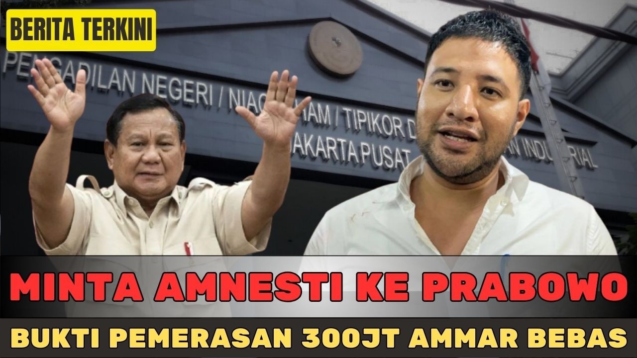 TERBONGKAR! Bukti Chat 300 Juta Ammar Zoni Seret Oknum Polisi, Prabowo Turun Tangan Beri Amnesti?