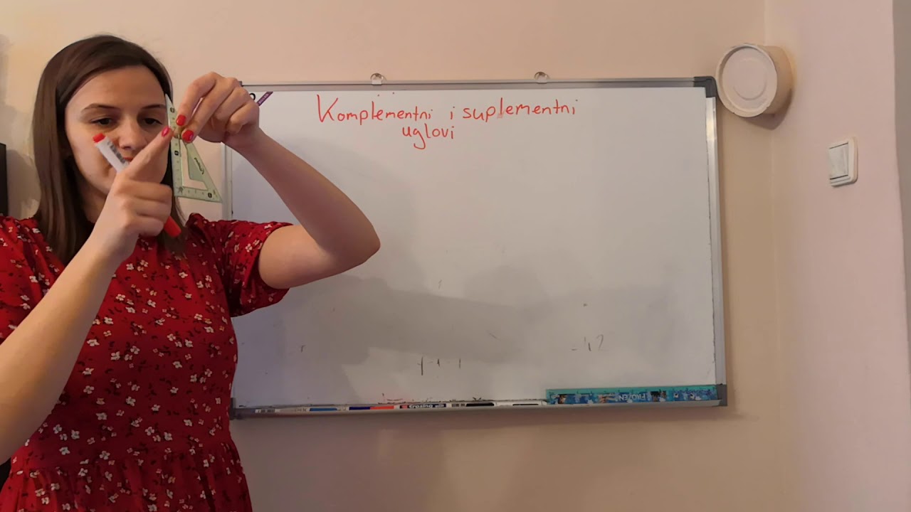 5. razred - Komplementni i suplementni uglovi