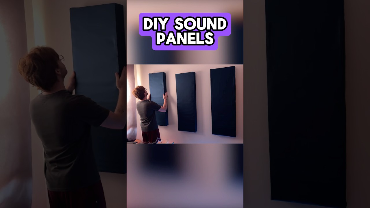 Building DIY Acoustic Panels #diy #homestudio #building