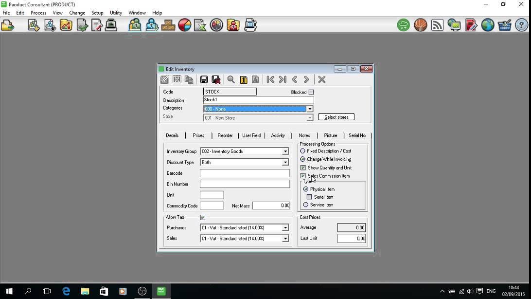 How to Create or Edit Inventory Items