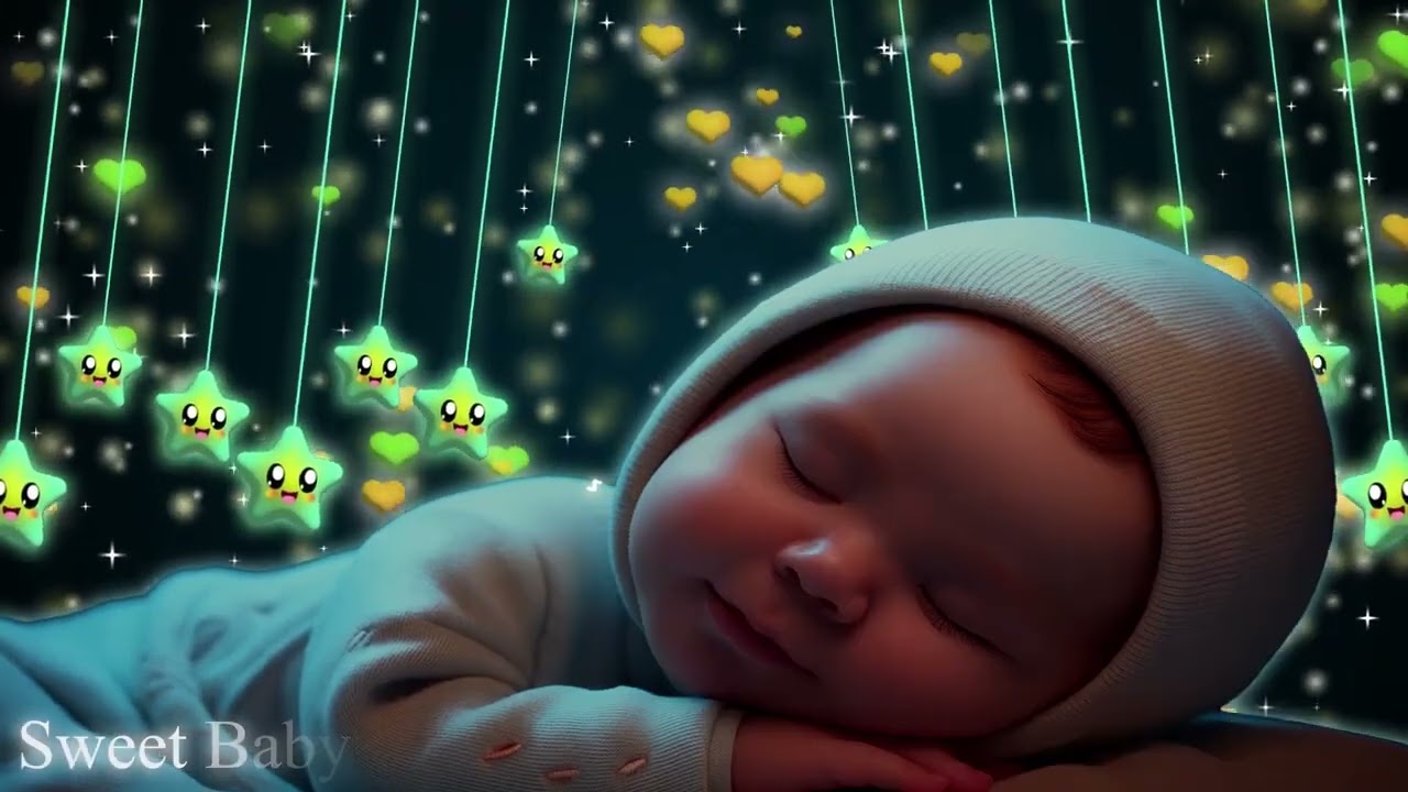 Mozart & Brahms Lullabies 🎶 Baby Sleep Music 🌙 Fall Asleep Fast in 3 Minutes 💤