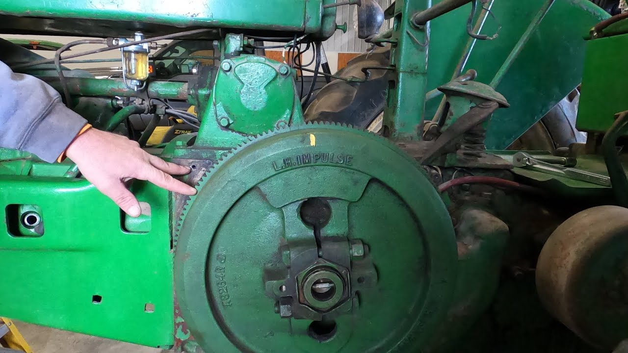 1949 John Deere A Restoration: PT 7, Flywheel and Ring Gear Removal.