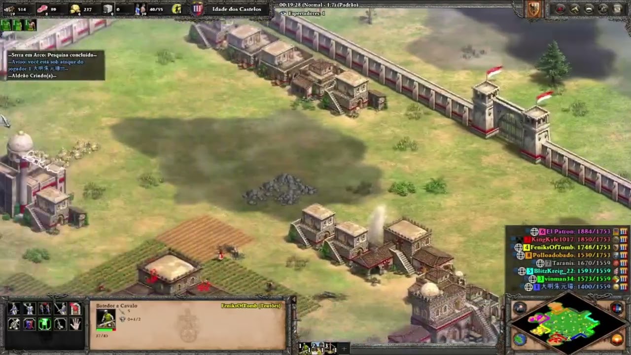 AOE2 | 4v4 Arena | Teutões #12