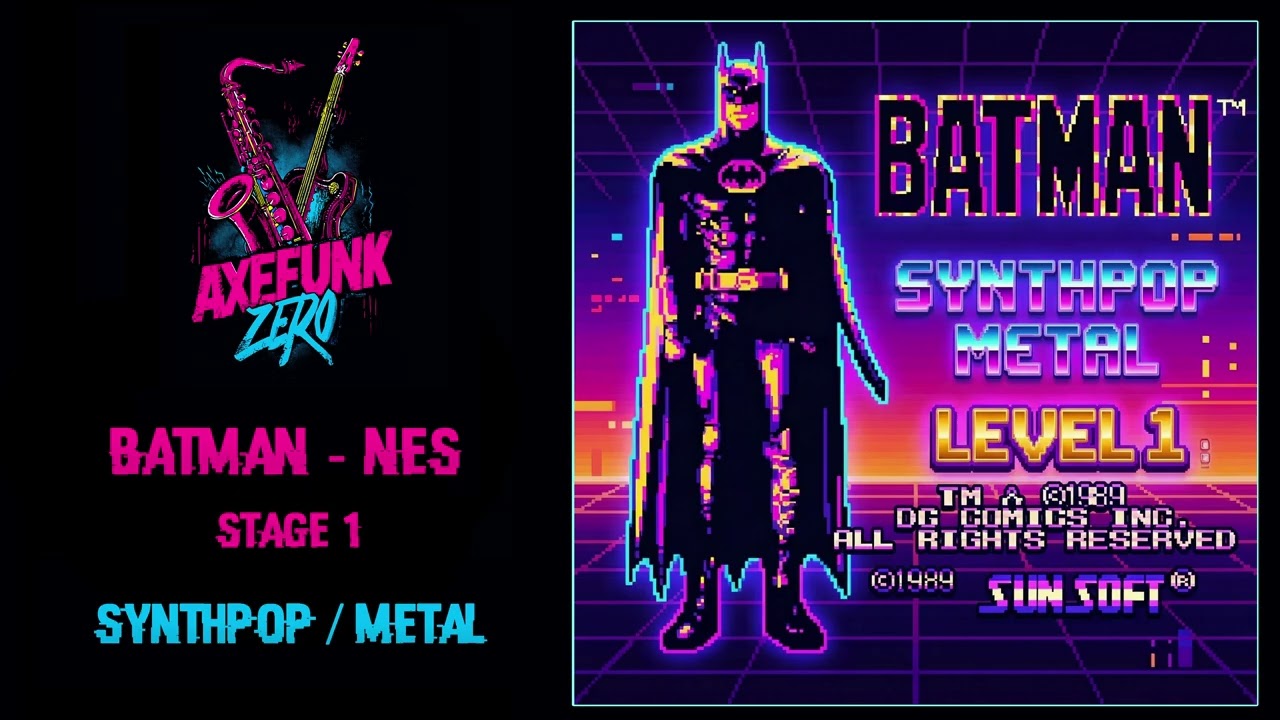NES Batman - Synthpop / Metal Fusion Remix - Stage 1