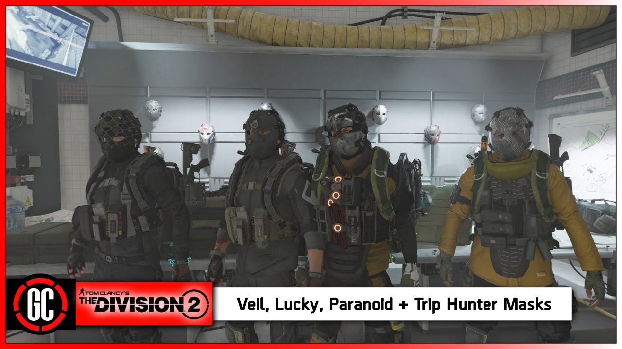 Final Hunters Found! How to get the Veil, Lucky, Paranoid and Trip Hunter Masks in The Division 2