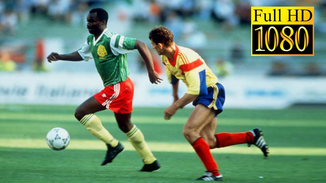 Cameroon 2-1 Romania World Cup 1990 | Full highlight -1080p HD | Roger Milla