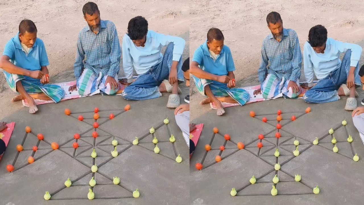 How to play vegetable game| This is a viral game. | নতুন বছরের খেলা | Village style game |