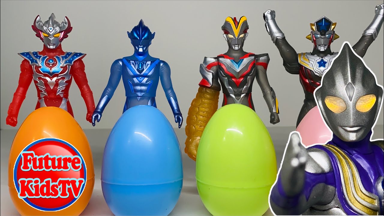 Ultraman Suprise Egg アルティメットルミナス１2 ウルトラマンタロウ ウルトラマンティガ(スカイタイプ) 参戦！ Future KidsTV