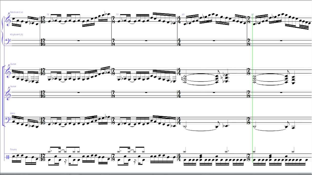 The Dance Of Eternity - Dream Theater | Sibelius Transcription