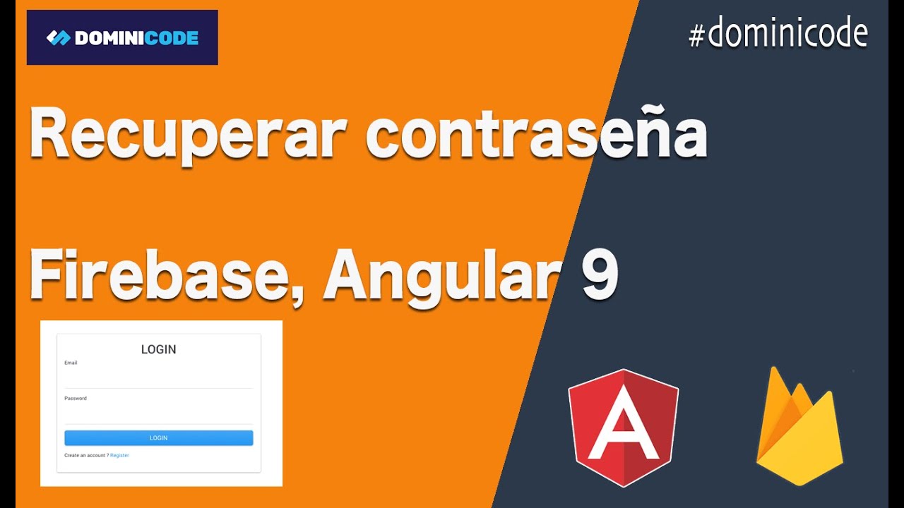#Angular9 Login Firebase Angular 9 recuperar contraseña