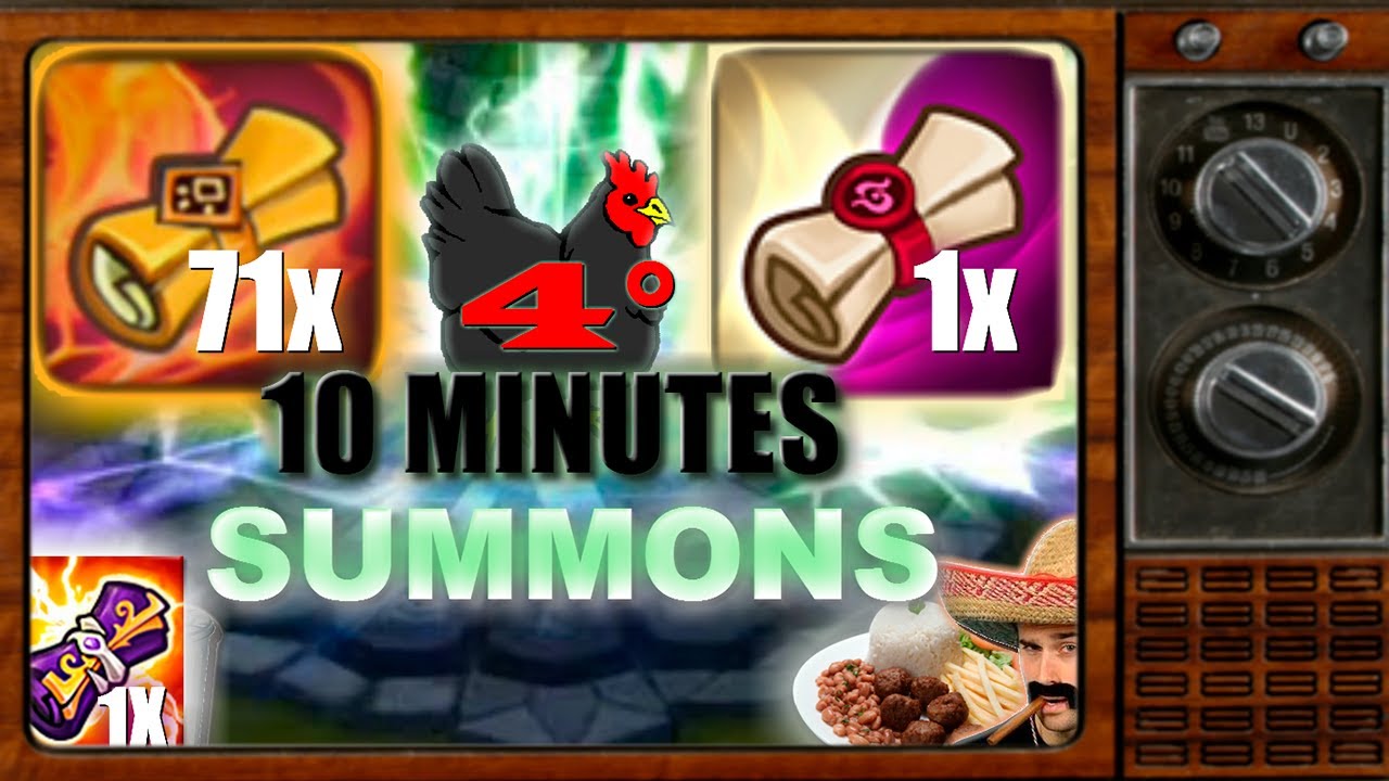 4&deg; 10 MINUTES SUMMONS!! ↪ Summoners War BR