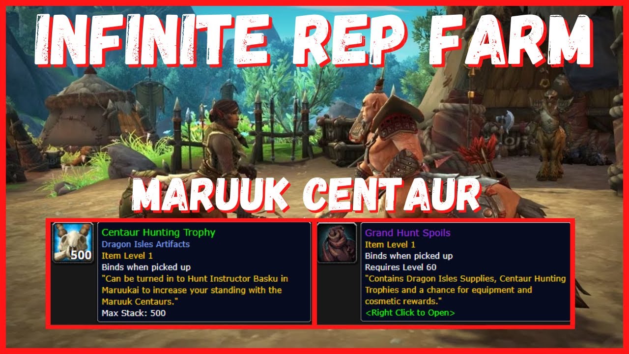 INFINITE REP Farm Guide For Maruuk Centaur (FASTEST METHOD!!!) | World of Warcraft Dragonflight