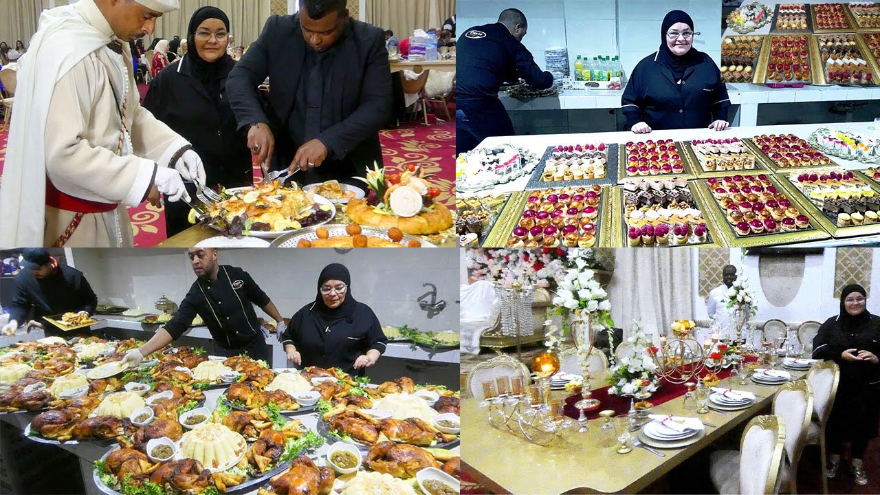 كواليس زفاف2020 .عرس مغربي خمس نجوم مع التريتور ام سيمو //اطباق بلادي197