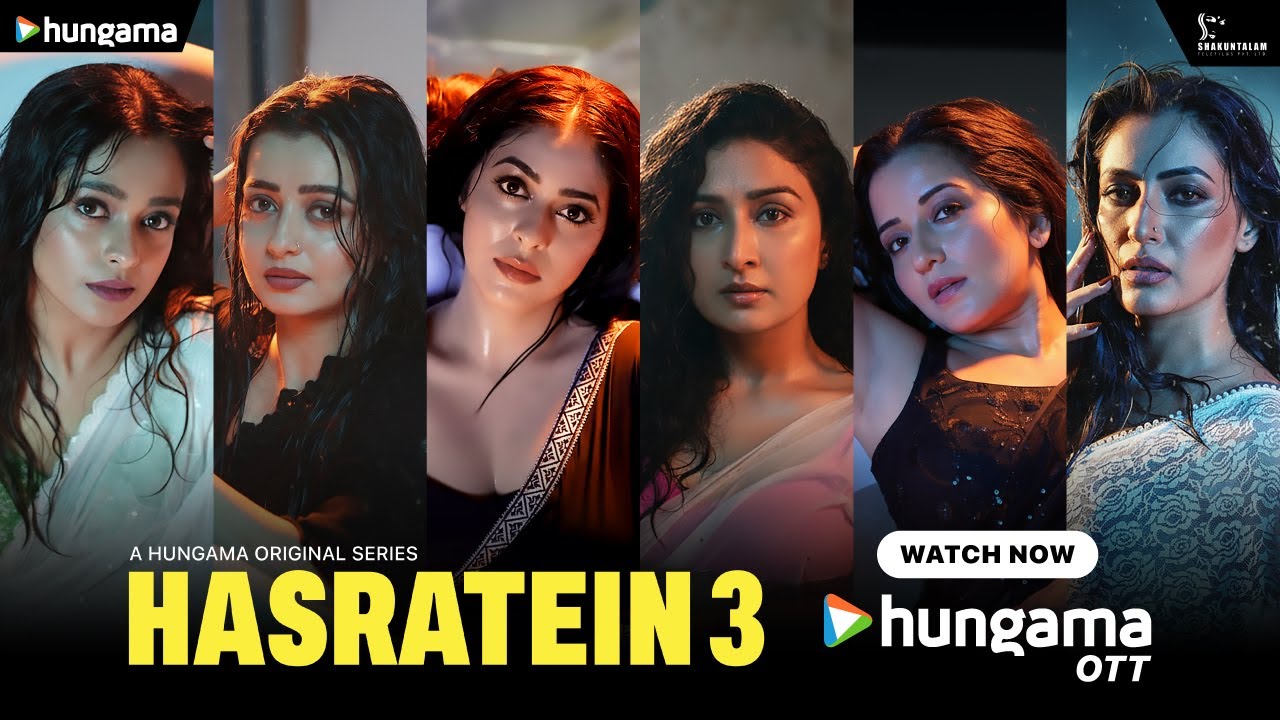 Hasratein 3 Official Trailer | New Hindi Web Series 2026 | Watch Now on Hungama OTT