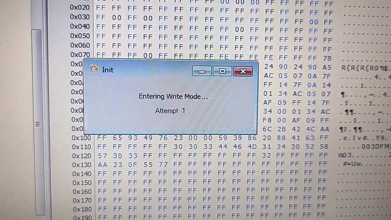 Airbag eeprom upload to fix error 65535