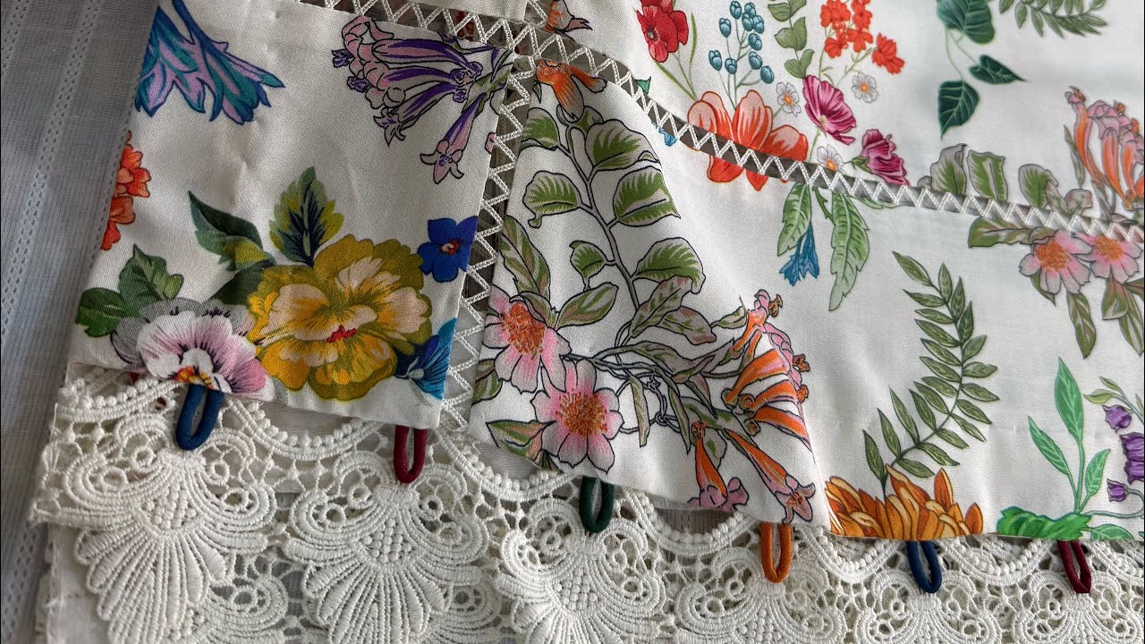 How to design printed and embroidered winter dresses @sanookbysumera 