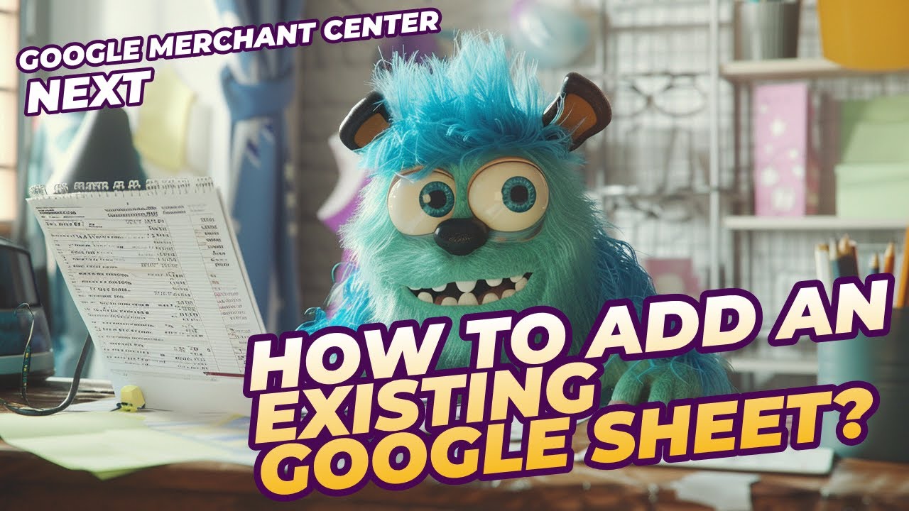 How To Add an Existing Supplement Google Sheet In Google Merchant Center Next