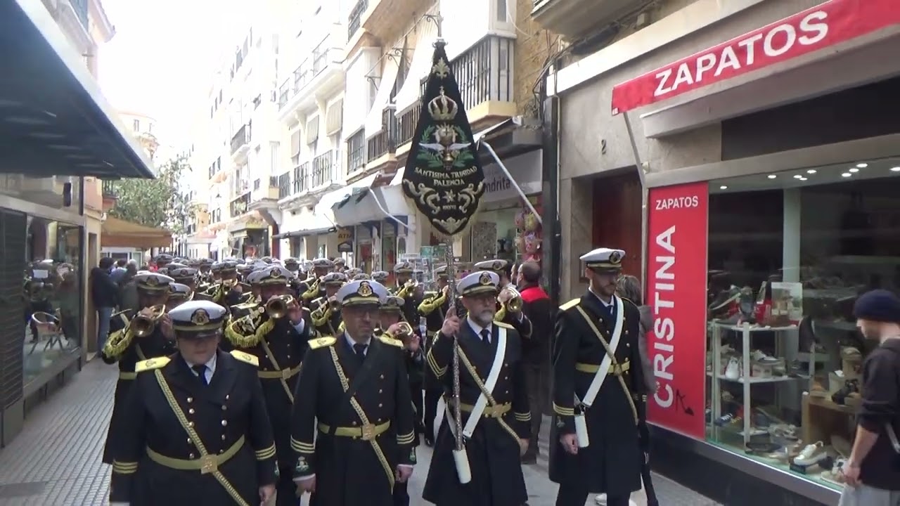 Pasacalle de BCT Santísima Trinidad de Palencia - Semana Santa de Cadiz 2024