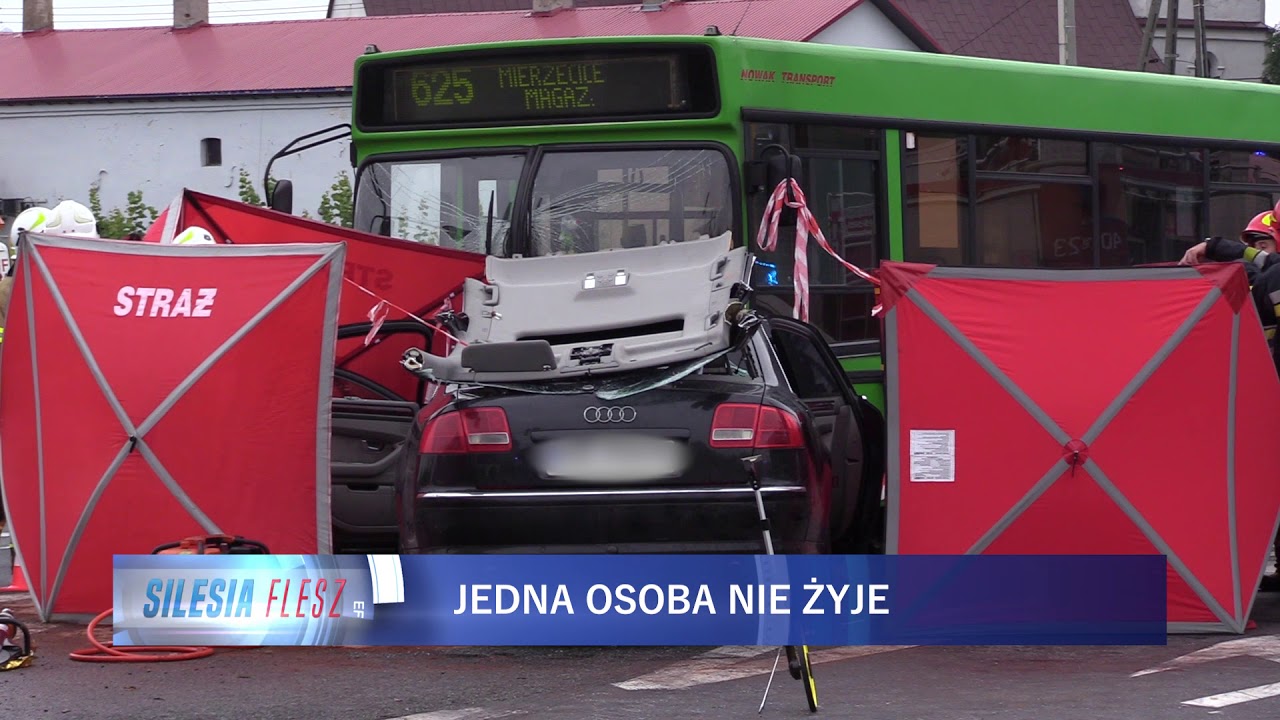 Tragiczny wypadek samochodowy w Wojkowicach 21.09.2017
