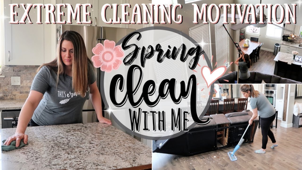 NEW! CLEAN WITH ME 2019 :: EXTREME SPEED CLEANING MOTIVATION :: ALL DAY SPRING CLEANING ROUTINE