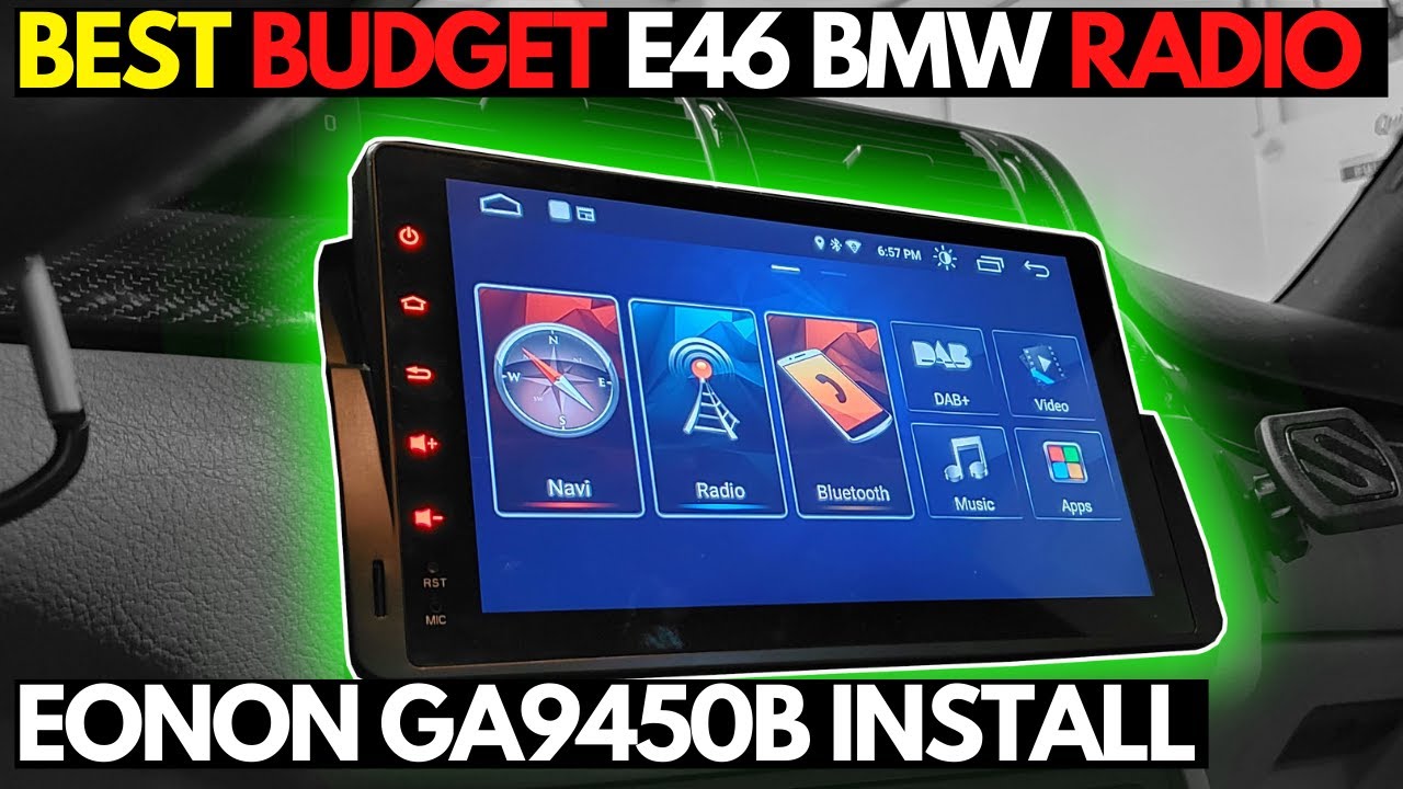 UPDATE Your E46 BMW Interior on a Budget! | EONON GA9450B Android Head Unit Install | Project M3 Ep3