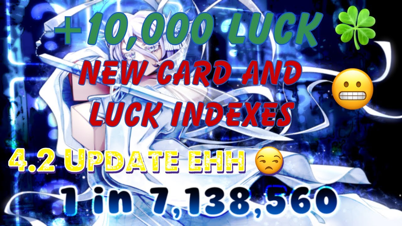 4.2 UPDATE!!! +475🍀Road To Secret MoC Part 2 New Skin Index, And Luck Index