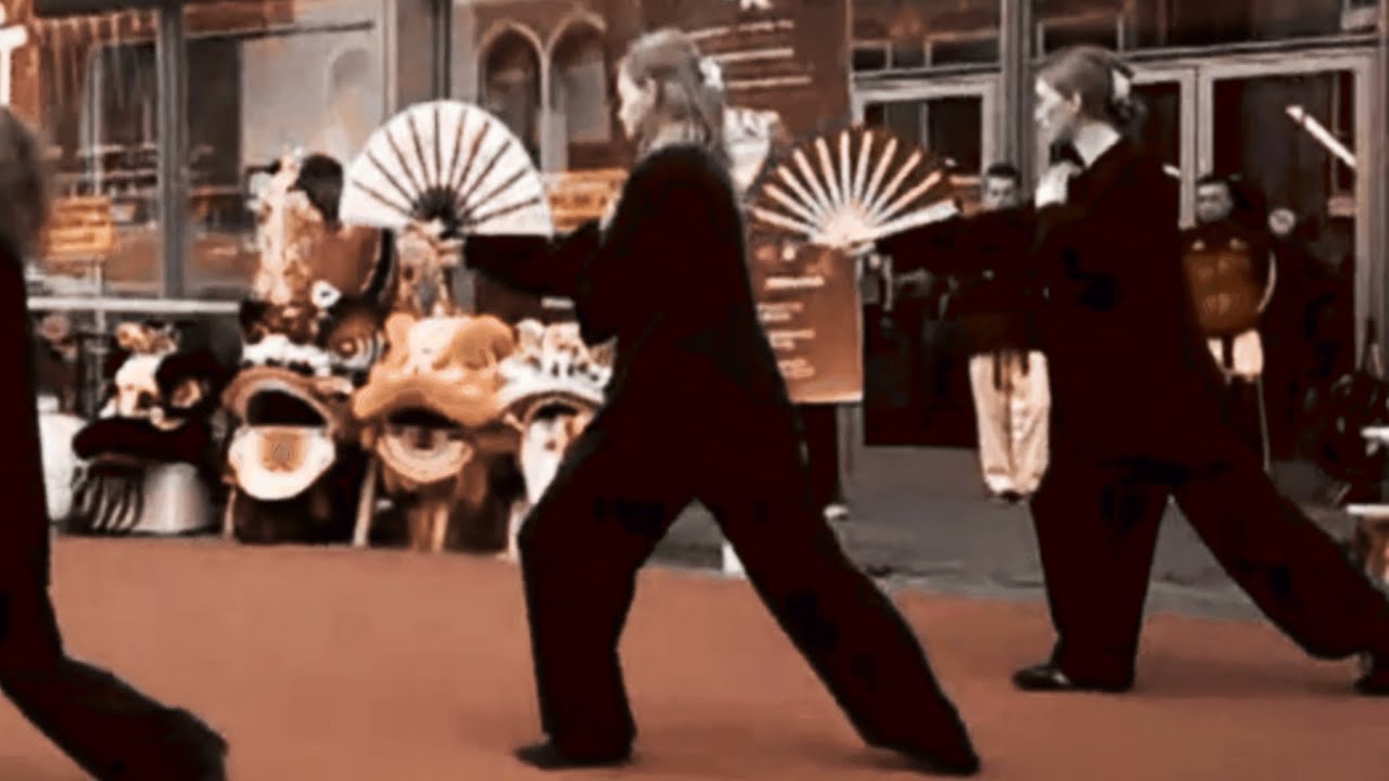 Demonstratie Yang Tai Chi Waaier 18 Form 杨式18势太极扇 Tai Chi School Zuanshi Het Hogeland.
