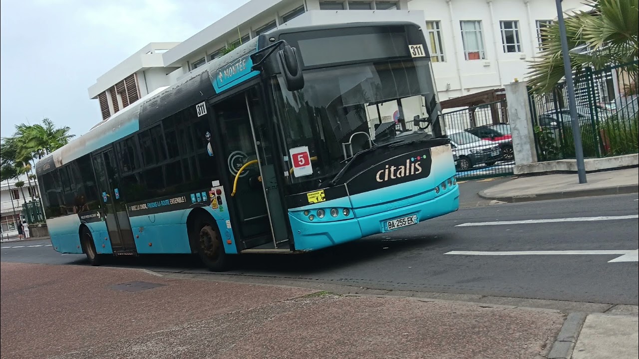 KICKDOWN + VENTILATION !!! Solaris urbino 12III Thermique de 2010 n°311 Ligne 5 Réseau Citalis 