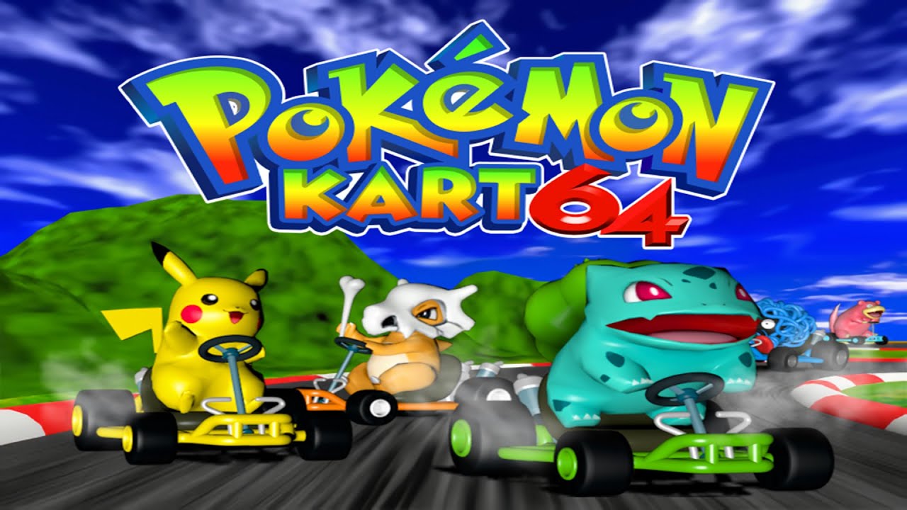 Pokémon Kart 64 Gameplay - Boulder Cup & Cascade Cup 100cc
