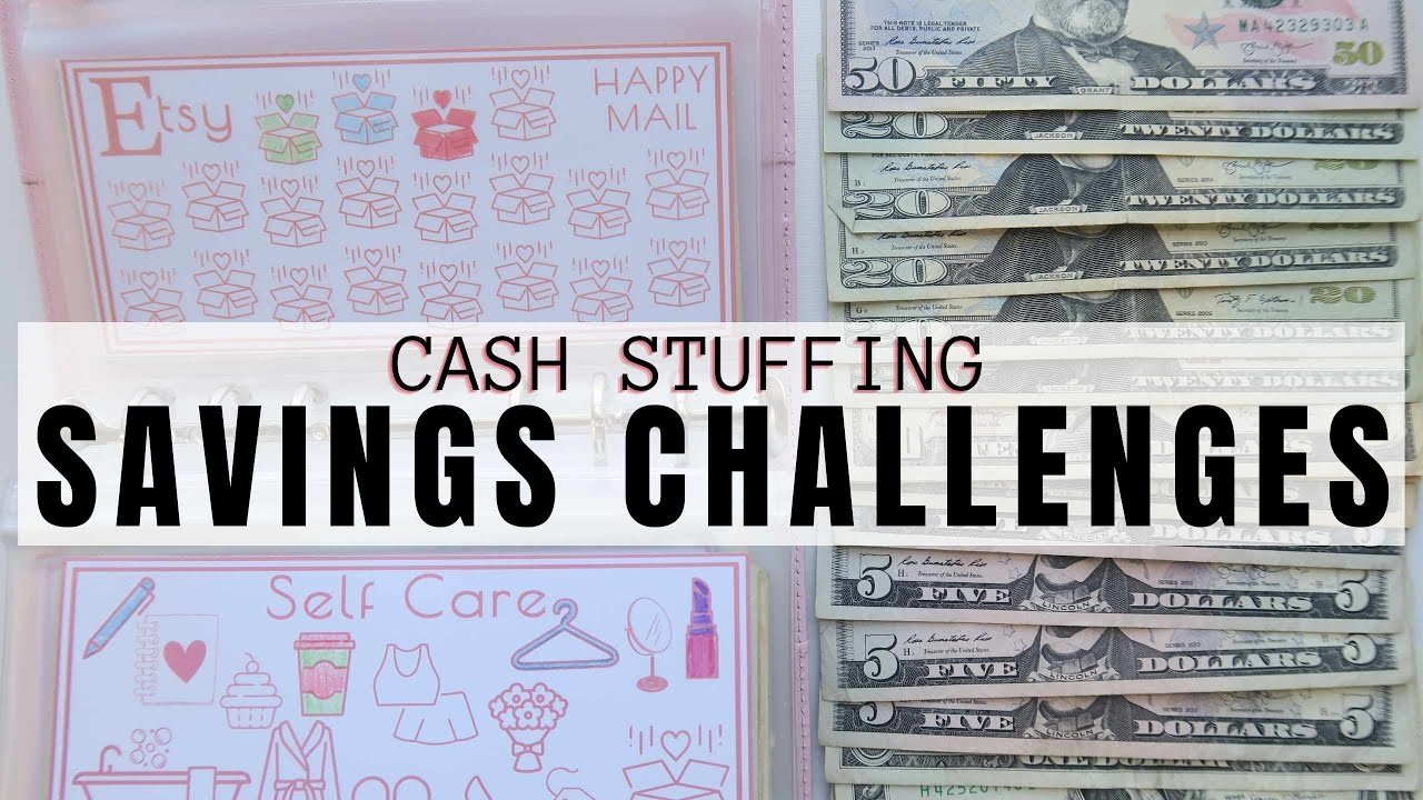 CASH STUFFING SAVINGS CHALLENGES | SO MANY CASH TIPS | CASH BUDGETING | JORDAN BUDGETS